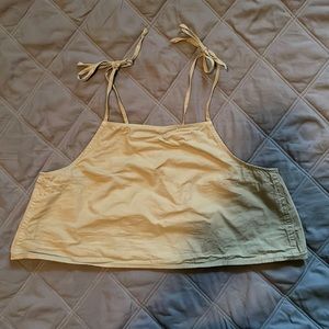 arq taupe lucy camisole. size small.